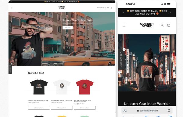 Bismillah Showcase Web Project Quirkish Store