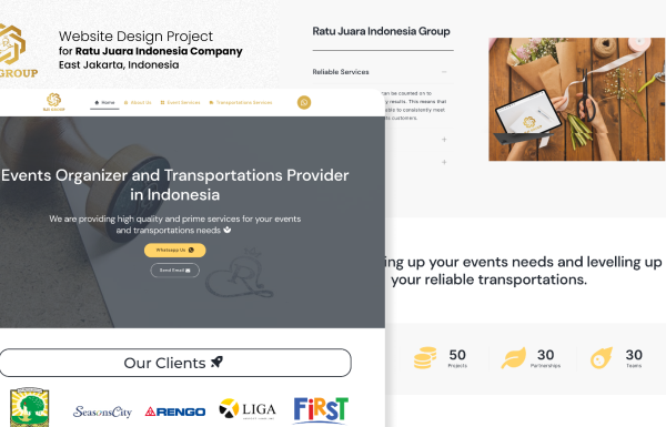 Bismillah Showcase Web Project Ratu Juara Indonesia