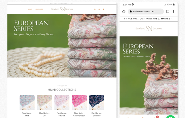 Bismillah Showcase Web Project Saviena Scarves Indo